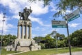 Monument Ramos de Azevedo Royalty Free Stock Photo