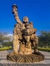 Monument representing the national unity of Cameroon, the union of all peoples living on Cameroonian soil