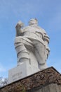 Monument revolutionary Fyodor Sergeyev Artem. Svyatogorsk, Ukraine