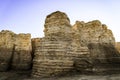 Monument Rock Chalk Pyramids Royalty Free Stock Photo