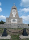 Monument of the Russian emperor Alexander II on Shipka Peak in Bulgaria