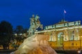 Monument of Russian emperor Peter the Great (The Bronze Horseman) - Saint-Petersburg - Russia Royalty Free Stock Photo