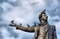 Russian monument of Pushkin Royalty Free Stock Photo