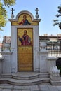 St. Paul monument in Verea, detail Royalty Free Stock Photo