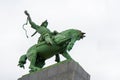 Monument of Salawat Yulaev in Ufa, Bashkortostan, Russia Royalty Free Stock Photo