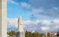 Monument scientists in chelyabinsk