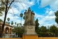 Monument in Seville, Plaza de EspaÃ±a Royalty Free Stock Photo