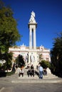 Monument, Seville, Spain.