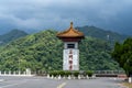 Monument of Shihmen Dam. Taoyuan, Taiwan Royalty Free Stock Photo