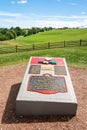 Monument at the site of the 1969 Woodstock festival in Bethel, NY