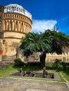 Monument of slaves and the anglican cathedral in Stone Town, Zanzibar Royalty Free Stock Photo