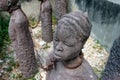 Monument of slaves dedicated to victims of slavery Royalty Free Stock Photo