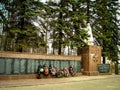 The monument since the Soviet Union died in world war 2 Russian soldiers in the town of Medyn, Kaluga region in Russia.