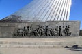 Monument of Sovjet space flight, Moscow, Russia Royalty Free Stock Photo