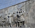 Monument of Sovjet space flight, Moscow, Russia Royalty Free Stock Photo