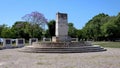 Monument on Spianada Square in Corfu town, Greece