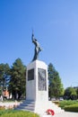 Monument Spirit of Lovcen (Lovcenska vila) in Cetinje, Montenegro.