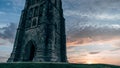 Sunrise at Glastonbury Tor