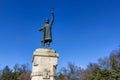 Monument statue of stefan cel mare si sfant Royalty Free Stock Photo