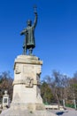 Monument statue of stefan cel mare si sfant Royalty Free Stock Photo