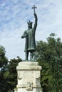 Monument of Stefan cel Mare in Chisinau, Moldova Royalty Free Stock Photo