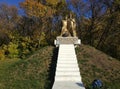 Monument `Storozhevskaya bridgehead.`