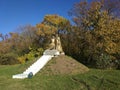 Monument `Storozhevskaya bridgehead.`