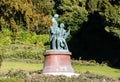 Monument Johann Strauss the Elder and Joseph Lanner in Baden. Baden near Vienna. Austria