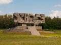 Monument of Struggle and Martyrdom in Majdanek Royalty Free Stock Photo