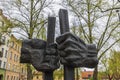 Monument symbolizing liberation and devoted to Martin Luther King Europe. Sweden