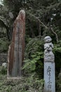 Monument of Takaosan Mount Takao Japan