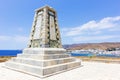 Monument in Tinos Island,Greece Royalty Free Stock Photo