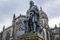 Adam Smith monument in Edinburgh