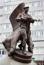 Monument to Afghan victims in Khmelnytsky, Ukraine Royalty Free Stock Photo