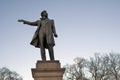 Monument to Aleksander Pushkin on the Square of Arts.