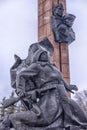 The monument to Alexander Matrosova, Minnigali Gubaidullina in Victory Park