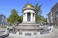 The monument to Alexander Pushkin and Natalia Goncharova