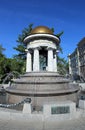 Monument to Alexander Pushkin and Natalia Goncharova in Moscow