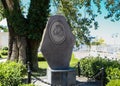 Monument to Alexander Pushkin on the promenade of the resort Gelendzhik, Krasnodar Region