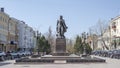 Monument to Alexander Sergeevich Pushkin on April 07; 2016