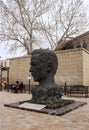 Monument to Aliaga Vahidu - Azerbaijani poet, Honored Artist of Azerbaijan SSR. It is installed on the territory of the old city i