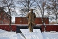 Monument to Andrei Platonov in Voronezh