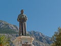 Monument to Andrija Kacic Miosic in Makarska Croatia