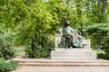 Monument to an anonimus in park Varosliget, Budapest