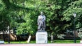 Monument to Anton Pavlovich Chekhov in the Chekhov city, Moscow region