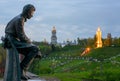 Monument to artist Leonid Bykov in the city of Kiev