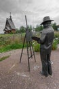 Monument to the artist Levitan in the city of Plyos