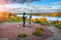 Monument to the artist Levitan