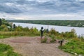 Monument to the artist, Plyos, Russia