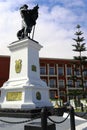 Monument to Aruro Prat, naval hero of Chile Royalty Free Stock Photo